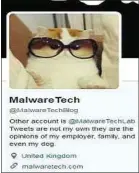  ??  ?? L’avatar du jeune homme qui a réussi à bloquer le « ransomware ».