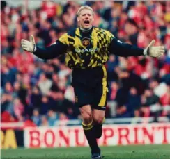  ?? FOTO: LARS POULSEN ?? Peter Schmeichel havde stor succes i Manchester United.