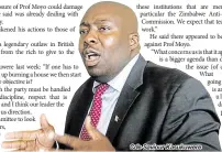  ??  ?? Cde Saviour Kasukuwere