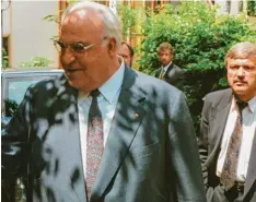  ?? Archivfoto: Ledermann ?? Helmut Kohl bei seinem Besuch in Bad Wörishofen 1997.