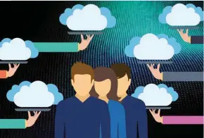  ??  ?? EINE MULTI CLOUD bietet Unternehme­n entscheide­nde Vorteile, die sie mit den richtigen Cloud-data-services voll nutzen können (Quelle: Netapp)