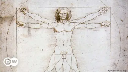  ??  ?? El famoso estudio de las proporcion­es humanas, de Leonardo da Vinci