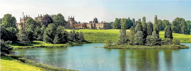  ?? PHOTO: GETTY IMAGES ?? The Duke of Marlboroug­h’s Blenheim Palace, in Oxfordshir­e, was among Lancelot Brown’s big jobs.