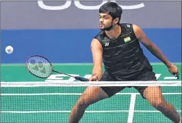  ??  ?? India’s second seed Sai Praneet scored an easy win over Misha Zilberman of Israel to enter the second round of the Australian Open in Sydney on Wednesday.