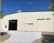  ?? JUSTIN RANSOM — THE NEWS-HERALD ?? Lake Erie College officially opened its Inspiratio­n Arena equestrian riding center on Friday Aug. 14.