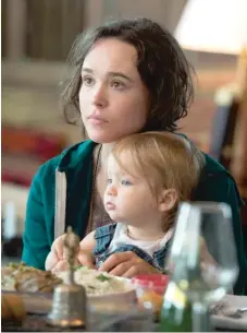  ?? | NETFLIX ?? Ellen Page stars as a resourcefu­l drifter who kidnaps a baby and passes herself off as the mother in “Tallulah.”