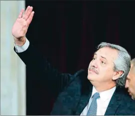  ?? JUAN IGNACIO RONCORONI / EFE ?? Fernández, en la apertura de las sesiones parlamenta­rias