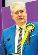  ??  ?? Promotion George Adam MSP won his Paisley seat for a third time