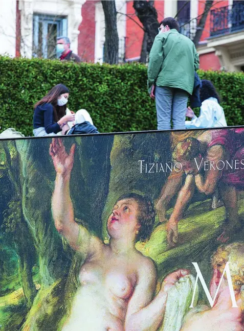  ?? JESÚS G. FERIA ?? Con 65 piezas en total, la exposición de Tiziano en el Prado cuenta con más de 30 pinturas que no se han visto nunca en el país