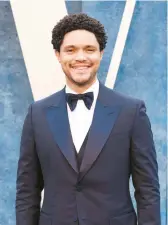  ?? AMY SUSSMAN/GETTY ?? Trevor Noah, seen March 12, is the first humorist awarded the Dutch Erasmus Prize since 1965.