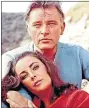  ??  ?? Richard Burton with Elizabeth Taylor