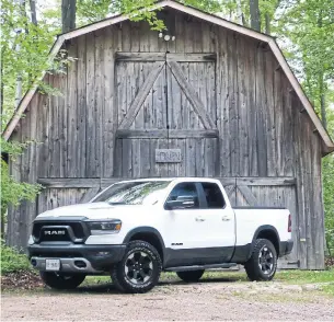  ?? JIM KENZIE FOR THE TORONTO STAR ?? The 2020 Ram EcoDiesel can tow up to 5,509 kilograms when properly equipped.
