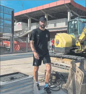  ?? FOTO: PERE PUNTÍ ?? Pablo Machín se sintió como en casa todo el tiempo que fue técnico del Girona