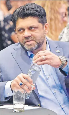  ?? Picture: RAMA ?? Attorney-General and Minister for Economy Aiyaz Sayed-Khaiyum during the Fiji Chamber of Commerce and Industry post budget discussion at the Grand Pacific Hotel in Suva on Saturday.