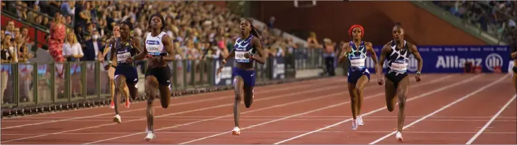  ?? Photo: Nampa/AFP ?? In the hunt…Namibia’s Tokyo Olympics silver medallist and 2021 Diamond League 200m reigning champion Christine Mboma will tomorrow be in action in the women’s 200m of the Kip Keino Classic in Nairobi, Kenya.