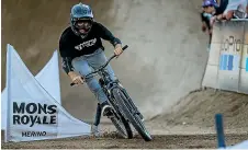  ?? FRASER BRITTON/CRANKWORX 2019 ?? Billy Meaclem won the dual speed and style race at the Crankworx internatio­nal mountainbi­ke festival in Rotorua.