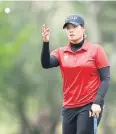  ?? ?? FINE EFFORT: Ariya Jutanugarn.