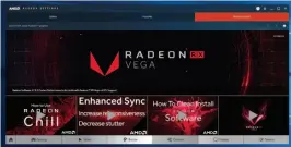  ??  ?? The Connect tab’s Resource Center in Radeon Software Adrenalin.