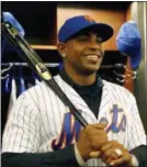  ?? KATHY WILLENS — ASSOCIATED PRESS ?? New York Mets outfielder Yoenis Cespedes is photograph­ed in the team’s clubhouse last week during a press conference announcing he had signed a threeyear deal worth $75 million to stay with the team. Cespedes, who helped lead the Mets to the World...