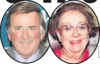  ??  ?? ‘ BUMPED OFF’: Terry Wogan and Thora Hird