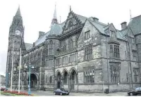  ??  ?? ●●There are three one-hour tours of Rochdale Town Hall