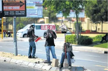  ?? Picture: ALON SKUY ?? DESPAIR: Young South Africans need training, not a subsidy, to improve their chances of finding work