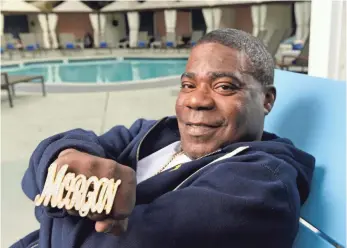  ?? ROBERT HANASHIRO, USA TODAY ?? Tracy Morgan relaxes at the W Hotel in Los Angeles. He is in his first film since his 2014 crash.