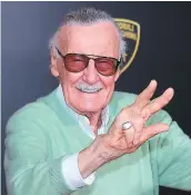  ?? PHOTO AFP ?? Stan Lee était le « père » de Spider-man, des X-men et de Hulk, entre autres...