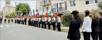 ?? - Crédits : MLM ?? Hommage aux gendarmes lomagnols résistants à la Gendarmeri­e de Lavit