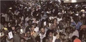  ??  ?? Part of the crowd at the second Jack Ruby Festival: The Black Experience on Friday night in Ocho Rios, St Ann.