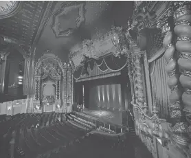  ?? PHOTO BY MATT OSSOWSKI ?? An interior view of the historic Stanley Theatre.