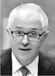  ??  ?? Malcolm Turnbull