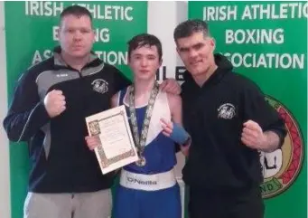  ??  ?? Dean Clancy, Ballinacar­row Boxing Club, who won his third National Boxing title over the weekend.