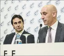  ?? FOTO: EFE ?? Lopetegui no comunicó a Rubiales que negociaba con el Real