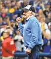  ?? Wally Skalij Los Angeles Times ?? HALL OF FAME broadcaste­r Bob Uecker throws out the first pitch before Game 1.