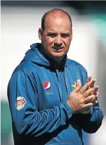  ?? Picture: GETTY IMAGES ?? TOUGH JOB: Pakistan coach Mickey Arthur says his players in England are playing for their ODI futures