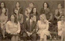  ?? Foto ee: gabriela esquivel ?? El presidente Enrique Peña Nieto conmemoró en Los Pinos el Día Internacio­nal de la Mujer.