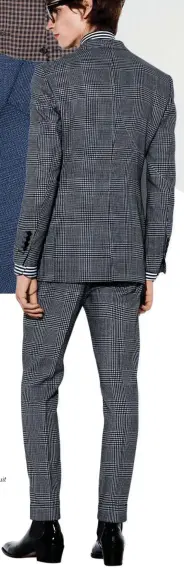  ??  ?? Prince of Wales Check Atticus Suit by TOM FORD
