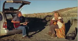  ?? PHOTO BY BLEECKER STREET ?? Childhood friends (Wes Studi, left, and Dale Dickey) reunite in “A Love Song.”