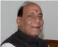  ??  ?? Rajnath Singh