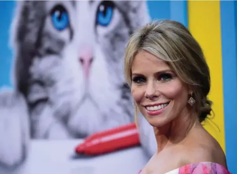  ?? FRAZER HARRISON/GETTY ?? Actress Cheryl Hines at the Hollywood premiere of Nine Lives, in which she plays the ex-wife of Kevin Spacey’s character, who is trapped in a cat’s body.