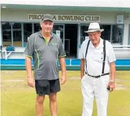  ?? ?? Mark Arrandale and Peter Kewish won the men’s pairs championsh­ips.