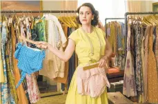  ?? NICOLE RIVELLI/AMAZON ?? Rachel Brosnahan in a scene from ‘The Marvelous Mrs. Maisel.’ The meticulous costumes of the 1950s-era show are crafted by designer Donna Zakowska.