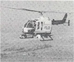  ??  ?? An early incarnatio­n of the Sussex Police helicopter