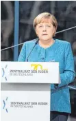  ?? FOTO: BERND VON JUTRCZENKA/DPA ?? Bundeskanz­lerin Angela Merkel (CDU).