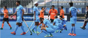  ?? — AP ?? India lost 2-3 to world no. 11 Canada to finish overall sixth in the HWL Semi-final in London on Sunday.