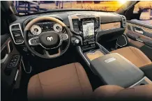  ?? RAM ?? The Ram 1500’s interiors continue to be over the top.