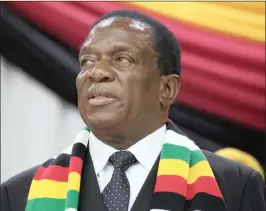  ?? PHOTO: EPA-EFE ?? Zimbabwe’s President Emmerson Mnangagwa is on a state visit to China, where he is leading a delegation of business leaders and cabinet ministers. He will also bid for foreign direct investment, which his country desperatel­y requires.