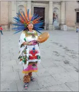  ?? COURTESY PHOTO ?? Tanya Vigil took the Danza Azteca to Spain