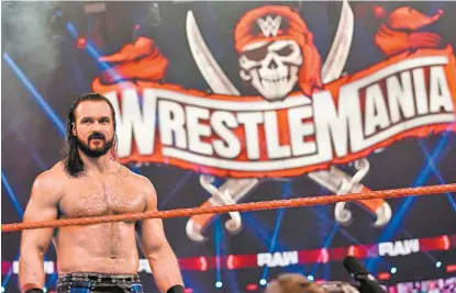  ??  ?? Drew McIntyre será un rival de peso, en una noche donde después de más de un año, el público podrá alentar a sus ídolos en vivo.